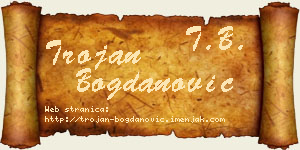 Trojan Bogdanović vizit kartica